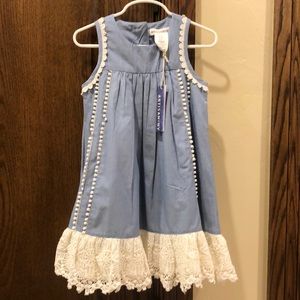 4T dress blue new